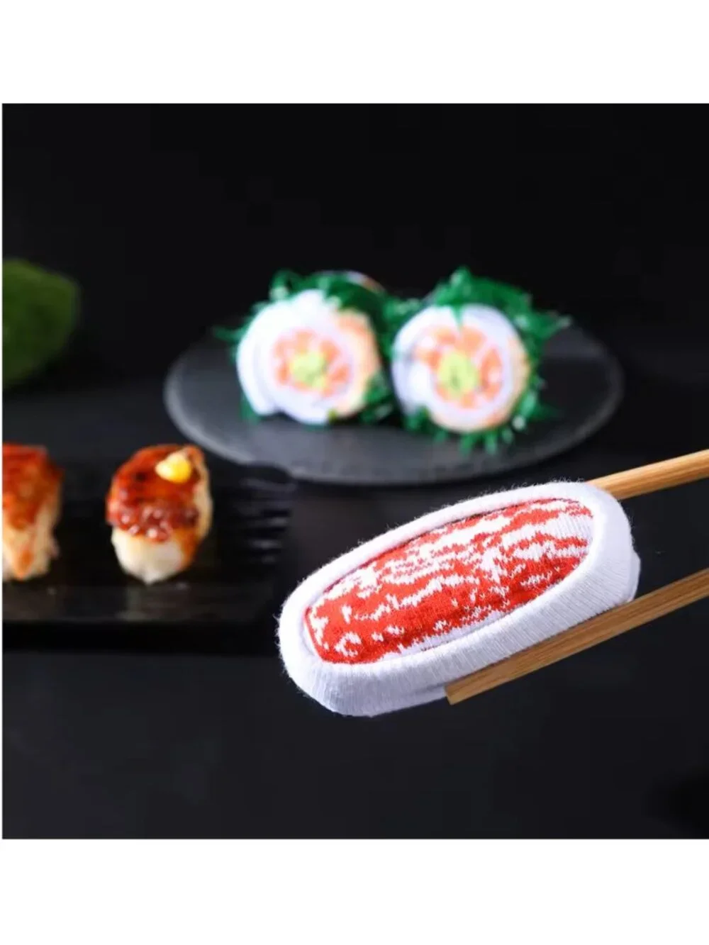 SUSHI SOCKS - Viral Sushi Socks - 2 Pairs - NEW